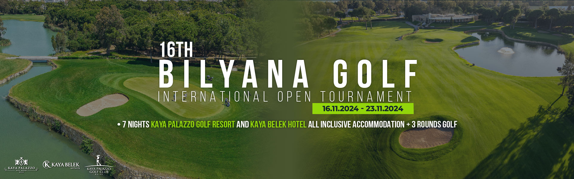 Bilyana Golf - 16Th BILYANA GOLF INTERNATIONAL OPEN TOURNAMENT