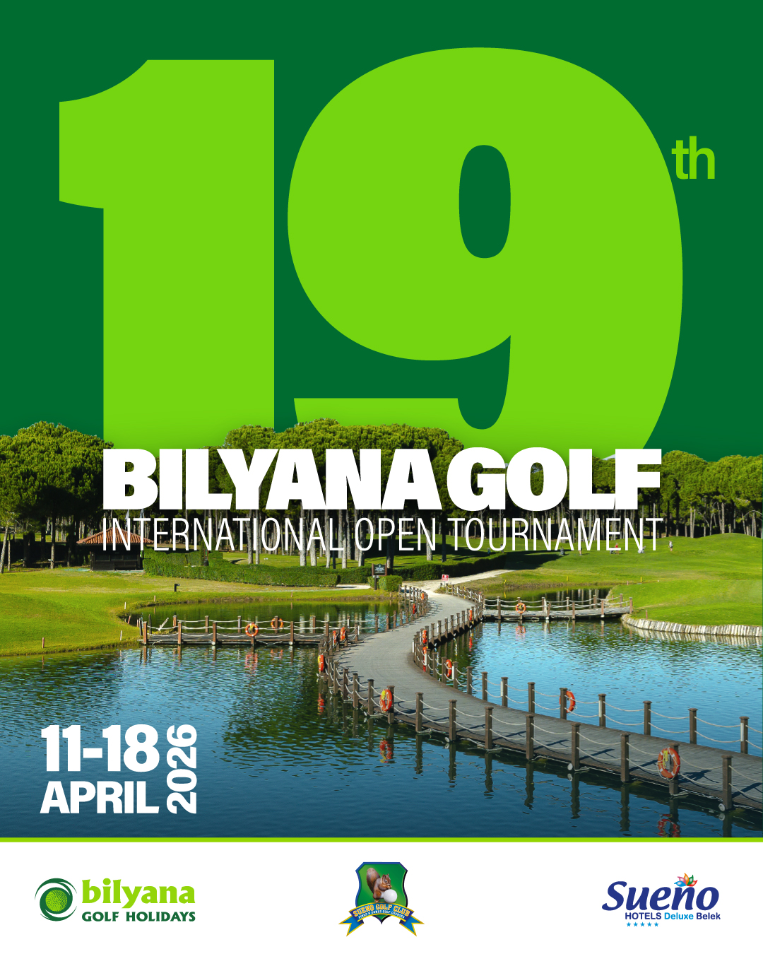 19Th BILYANA GOLF INTERNATIONAL OPEN TOURNAMENT